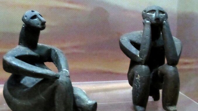 Gânditorul de la Hamangia. FOTO Wikipedia