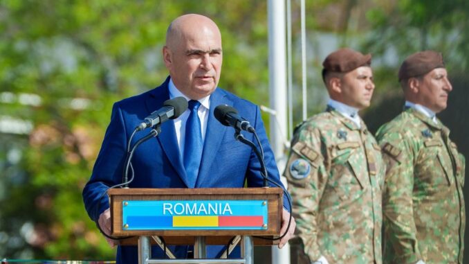 Ilie Bolojan, premierul României. FOTO Facebook IB