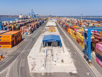 Scannerul DP World din Portul Constanța. FOTO Pointpa