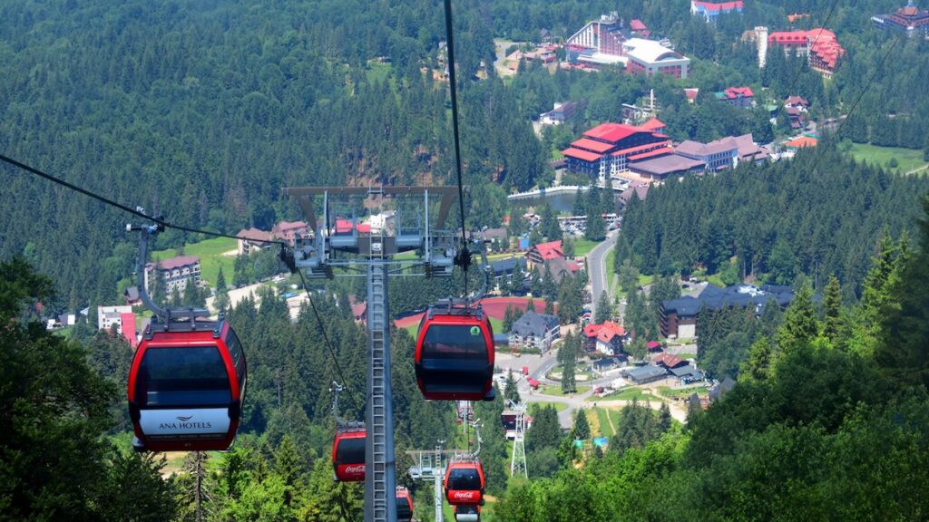 Vedere din Poiana Brașov. FOTO Ovidiu Oprea