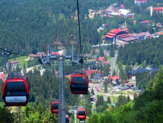 Vedere din Poiana Brașov. FOTO Ovidiu Oprea