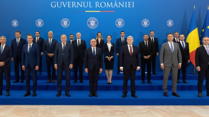 Guvernul României, varianta Bolojan 1. FOTO Gov.ro