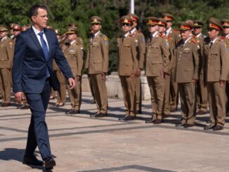 Ministrul Apărării, Liviu-Ionuț Moșteanu. FOTO MApN