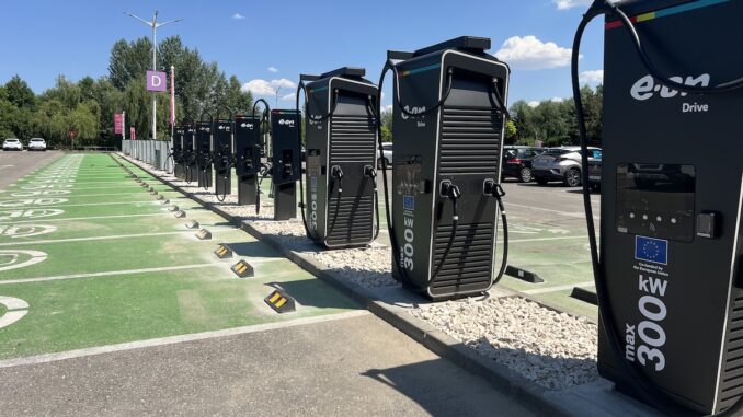 Stații de încărcare electrică. FOTO eON