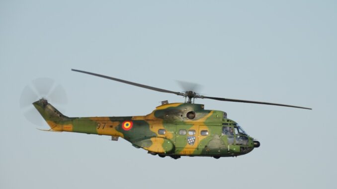 Elicopter militar românesc. FOTO Ovidiu Oprea