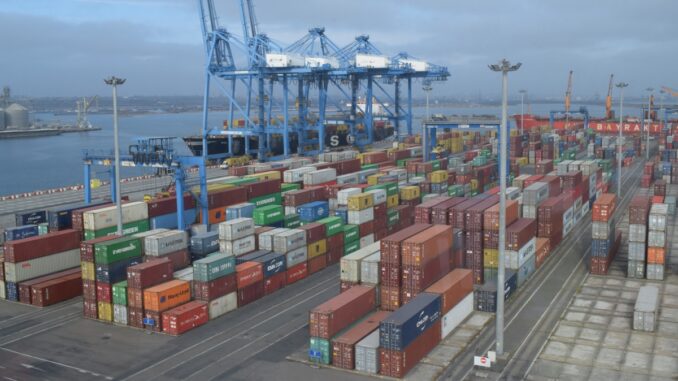 Containere în Portul Constanța. FOTO Cristina Sîmbeteanu / EUplus.ro