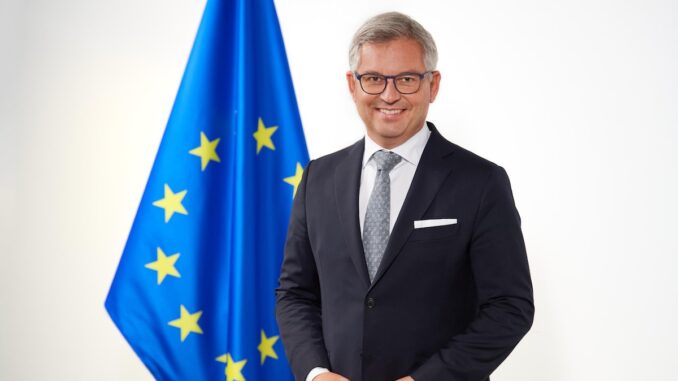 Comisarul european pentru afaceri interne şi migrație, Magnus Brunner. FOTO CE