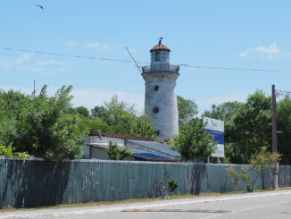 Farul vechi din Sulina. FOTO Arhiva EUplus