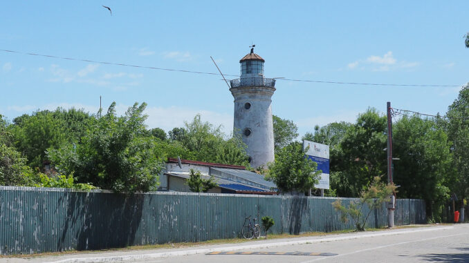 Farul vechi din Sulina. FOTO Arhiva EUplus