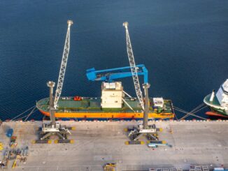 Noul terminal multimodal în Portul Constanța Sud. FOTO CSCT