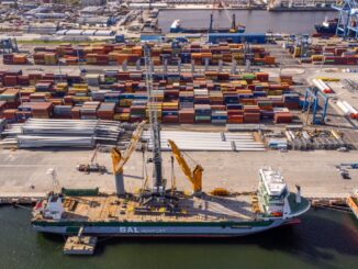 Noul terminal multimodal în Portul Constanța Sud. FOTO CSCT