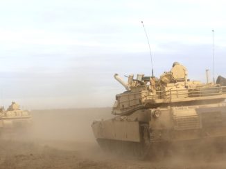 Tancuri Abrams ale armatei SUA. FOTO Eugen Mihai, Statul Major al Apărării