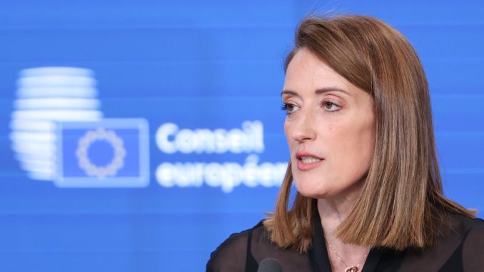 Roberta Metsola, președintele Parlamentului European. FOTO European Union